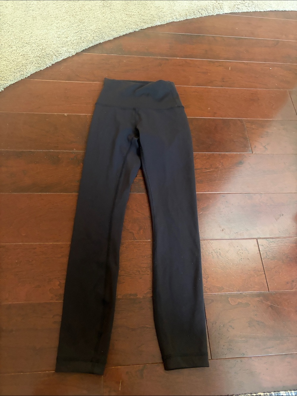 lululemon athletica Girls Black High-Rise Leggings